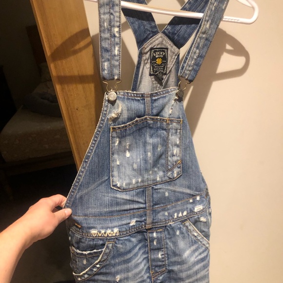 lucky brand overalls SHORTS - Picture 2 of 3